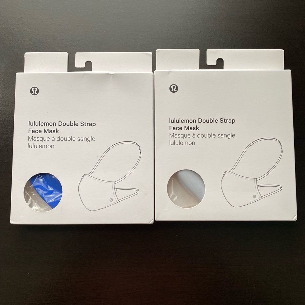 Lululemon Double Strap Face Mask Bundle